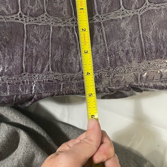 Nameless women’s purple handbag with silver accents, like new condition - Picture 8 of 8